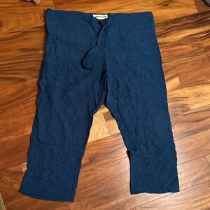 Caron Callahan Gywn sapphire krinkle Pants